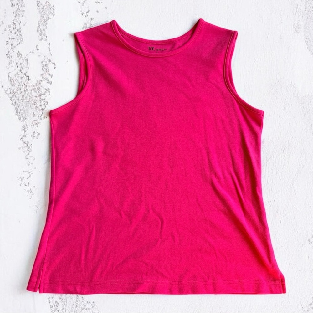 The Tog Shop Pink Sleeveless Tank Top Size Large